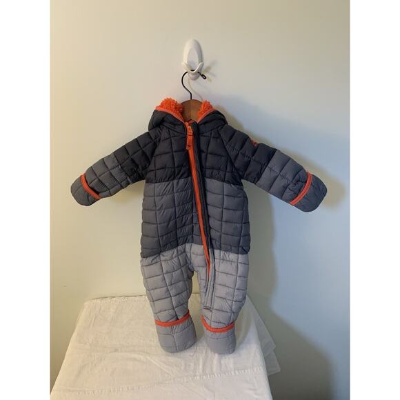 Snozu Other - Snozu Fleece Lined Snowsuit Size 3-6 Months Baby Hooded Bunting Outerwear